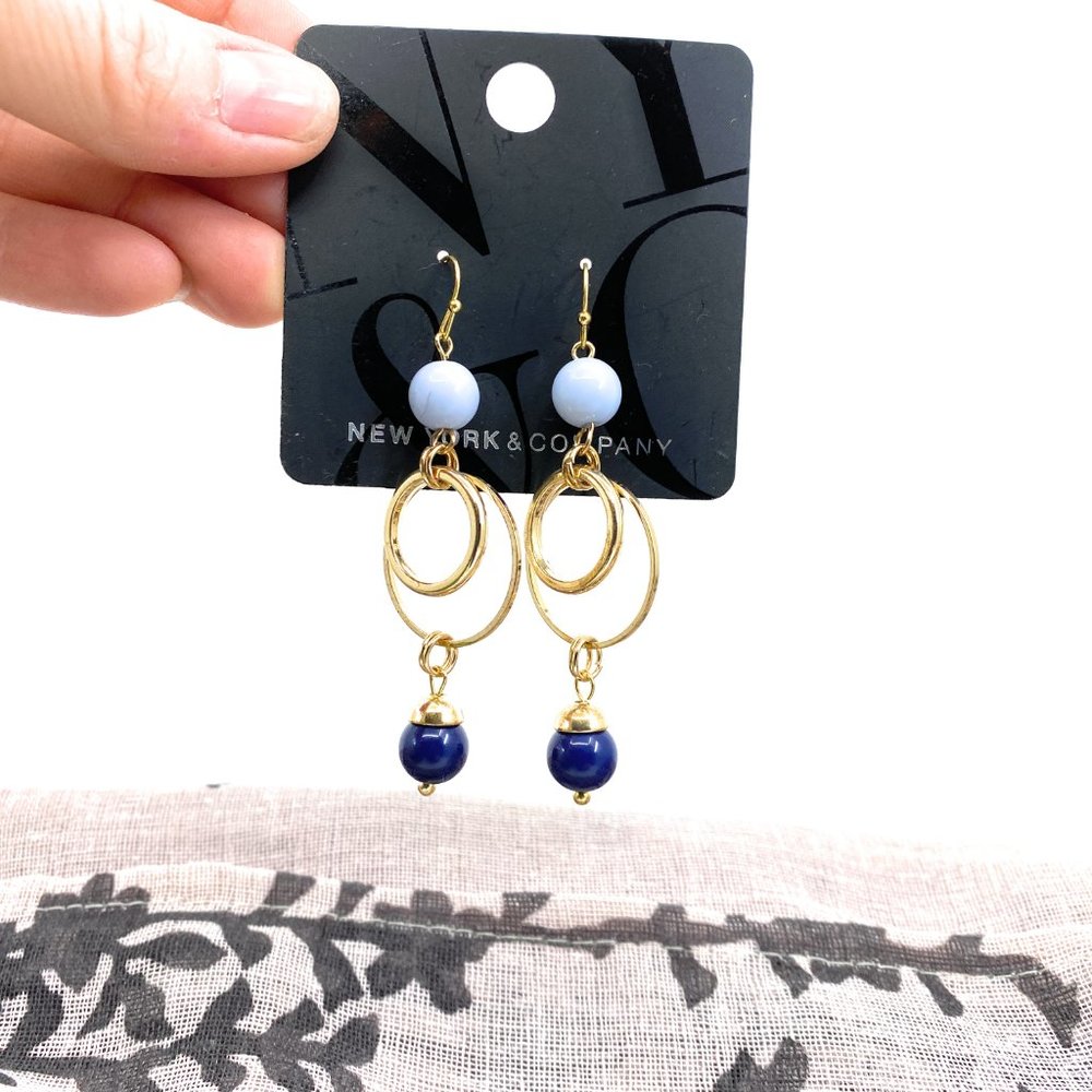 New Hoop Dangle Earrings - Picture 3 of 3